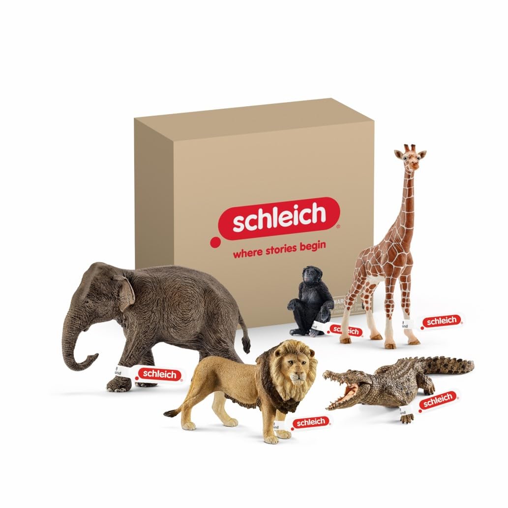 Amazon.com: Schleich Wild Life - 5PC African Animal Toy Playset